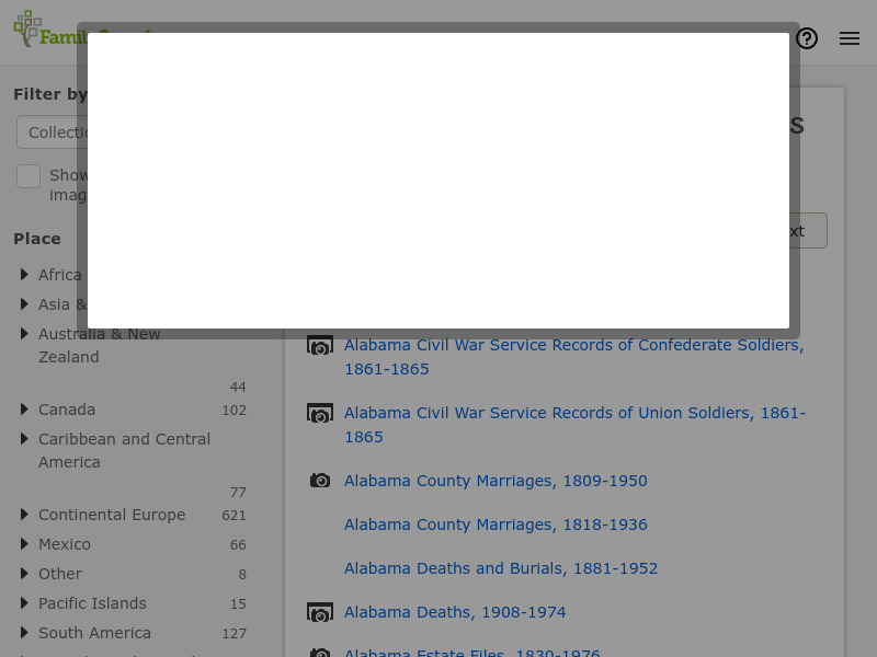 Screenshot van website