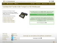 Screenshot van website