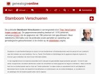 Screenshot van website