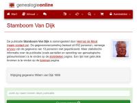 Screenshot van website
