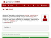 Screenshot van website