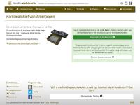 Screenshot van website