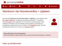 Screenshot van website
