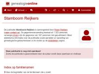 Screenshot van website