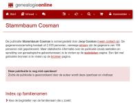 Screenshot van website