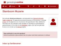 Screenshot van website