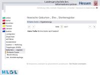 Screenshot van website