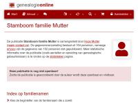 Screenshot van website