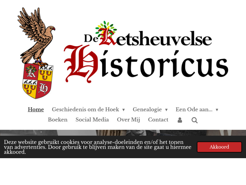 Screenshot van website