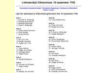 Screenshot van website