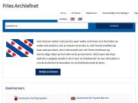 Screenshot van website