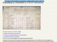 Screenshot van website