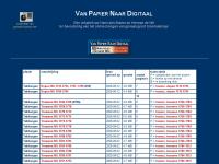 Screenshot van website