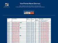 Screenshot van website