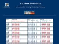 Screenshot van website