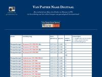 Screenshot van website