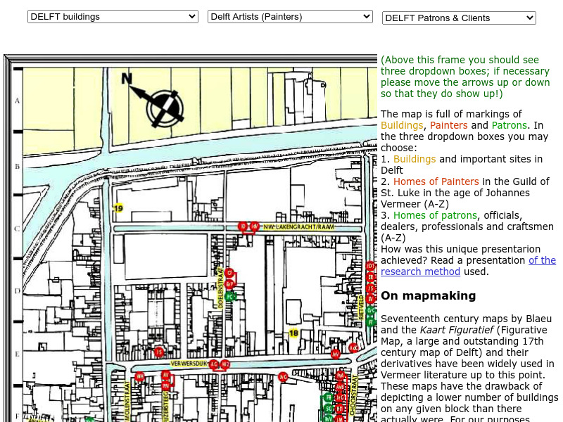 Screenshot van website