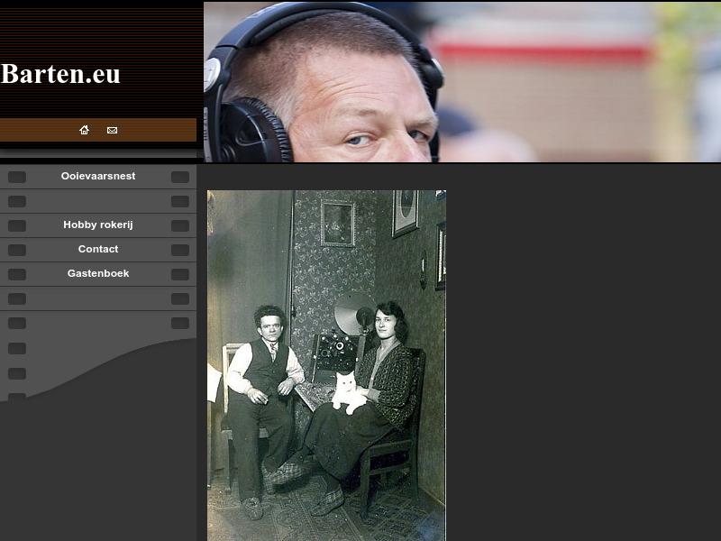 Screenshot van website