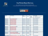 Screenshot van website