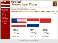 Screenshot van website