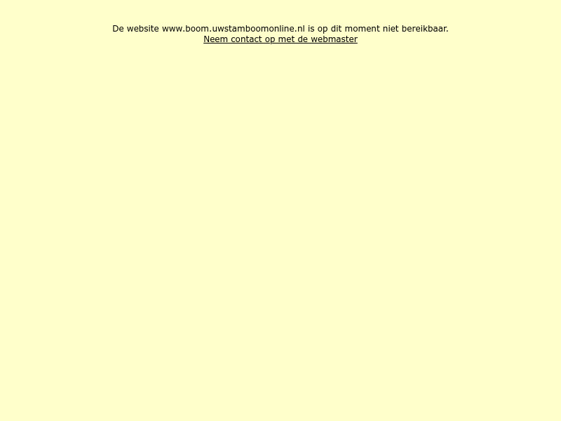 Screenshot van website