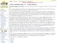 Screenshot van website