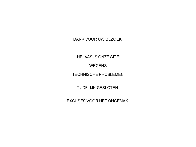 Screenshot van website