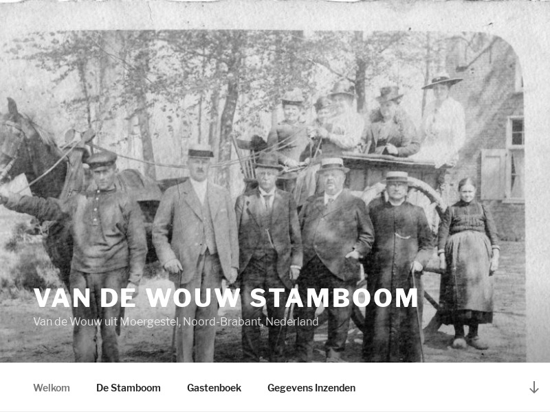 Screenshot van website