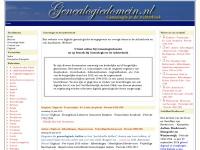 Screenshot van website