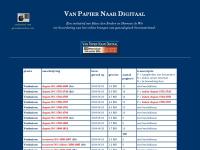 Screenshot van website