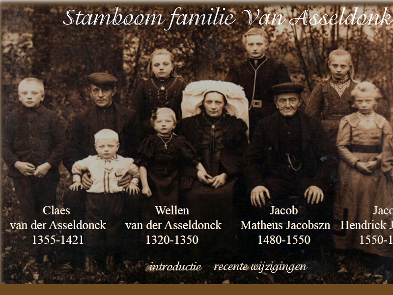 Screenshot van website