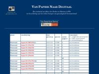 Screenshot van website