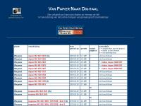 Screenshot van website