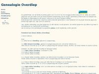 Screenshot van website