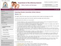 Screenshot van website