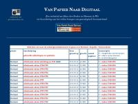 Screenshot van website