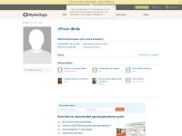 Screenshot van website