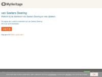 Screenshot van website