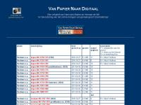 Screenshot van website