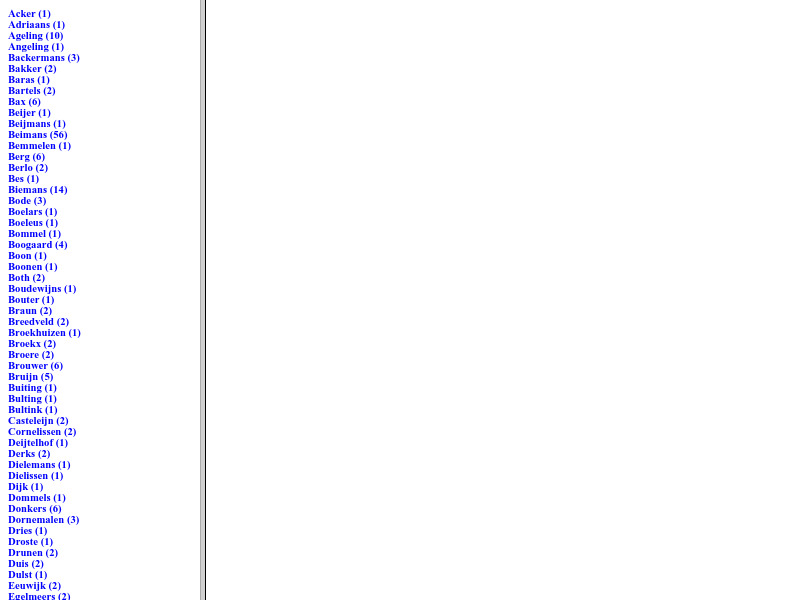 Screenshot van website