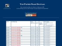 Screenshot van website