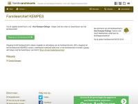 Screenshot van website