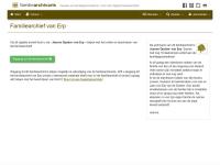 Screenshot van website