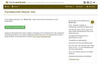 Screenshot van website