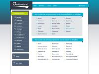 Screenshot van website