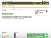 Screenshot van website