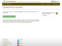 Screenshot van website