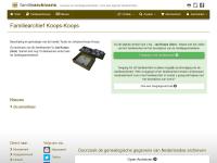 Screenshot van website