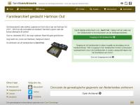 Screenshot van website