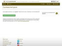 Screenshot van website